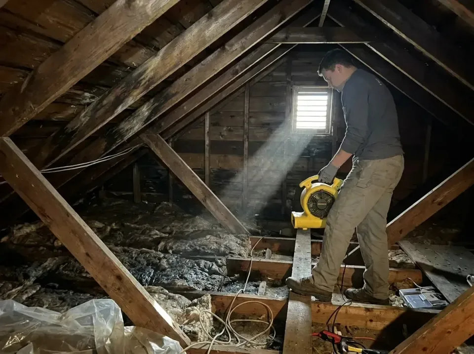 attic-water-damage-drying-proc-007 — frequently asked questions, Emergency Water Extraction & 24/7 Flood Response in Kellogg…